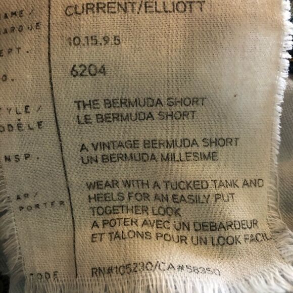 CURRENT ELLIOTT BERMUDA SHORT  OCEAN SPRAY - Picture 10 of 10